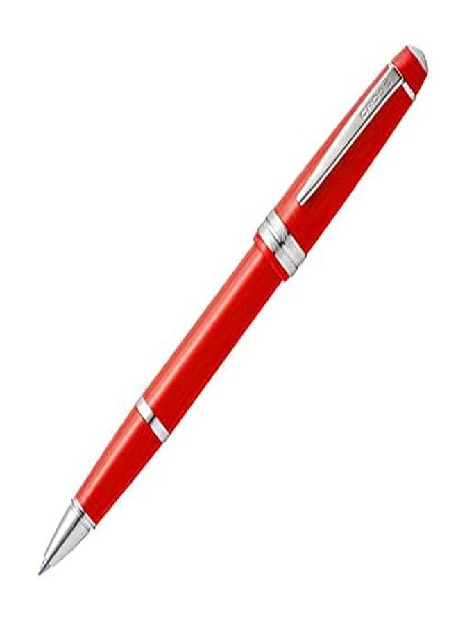 Cross Bailey Light Refillable Rollerball Pen Presented in a Everyday Gift Box - Medium Point, Black Ink, Red - Image 4
